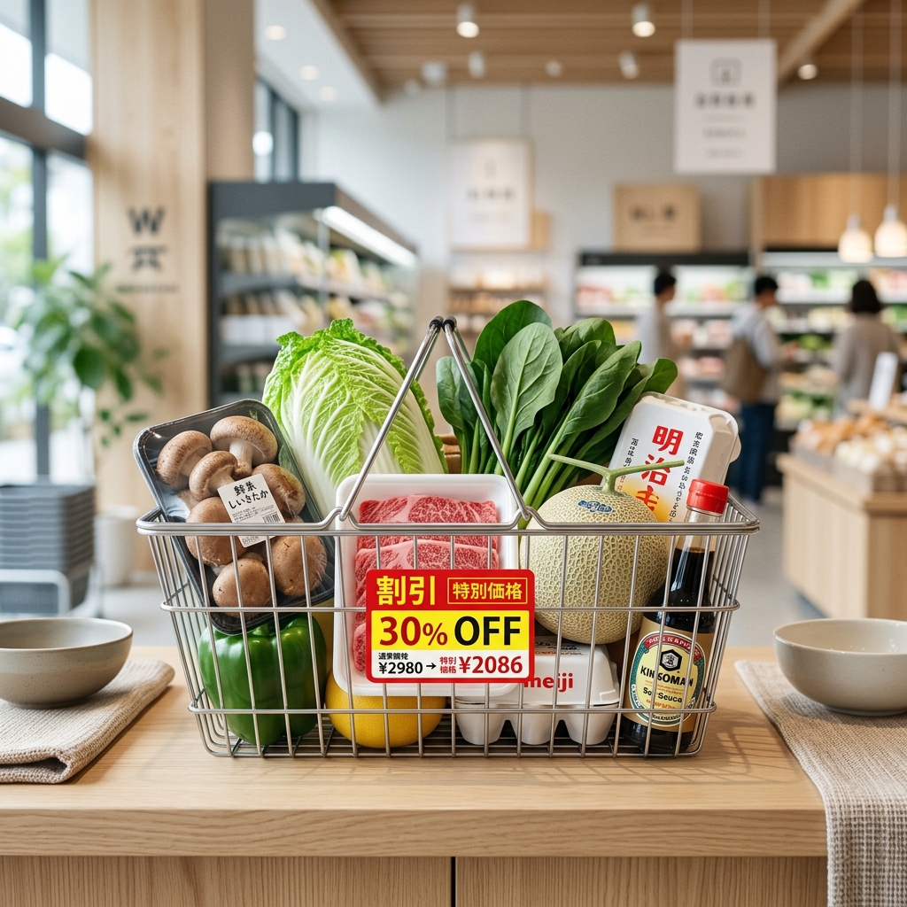 Supermarket Shopping in Japan